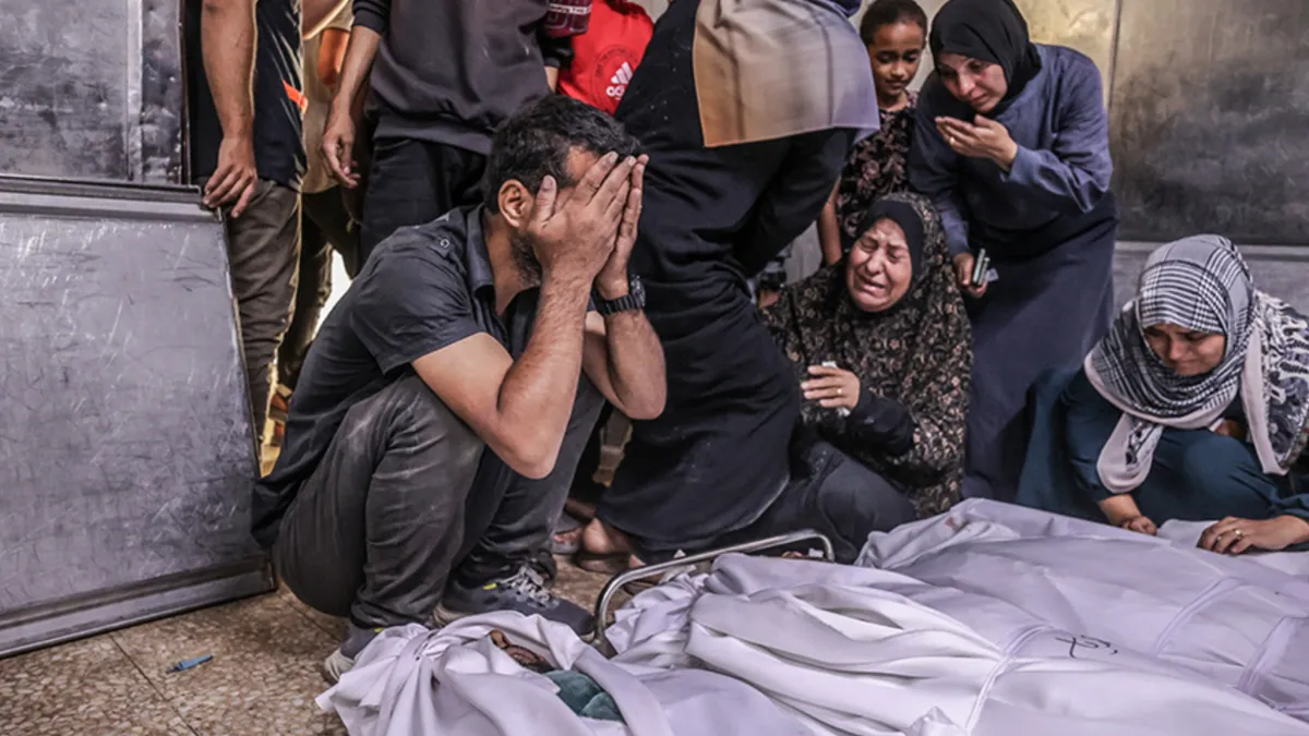 Gazze’de can kaybı 55 bin 207’ye yükseldi